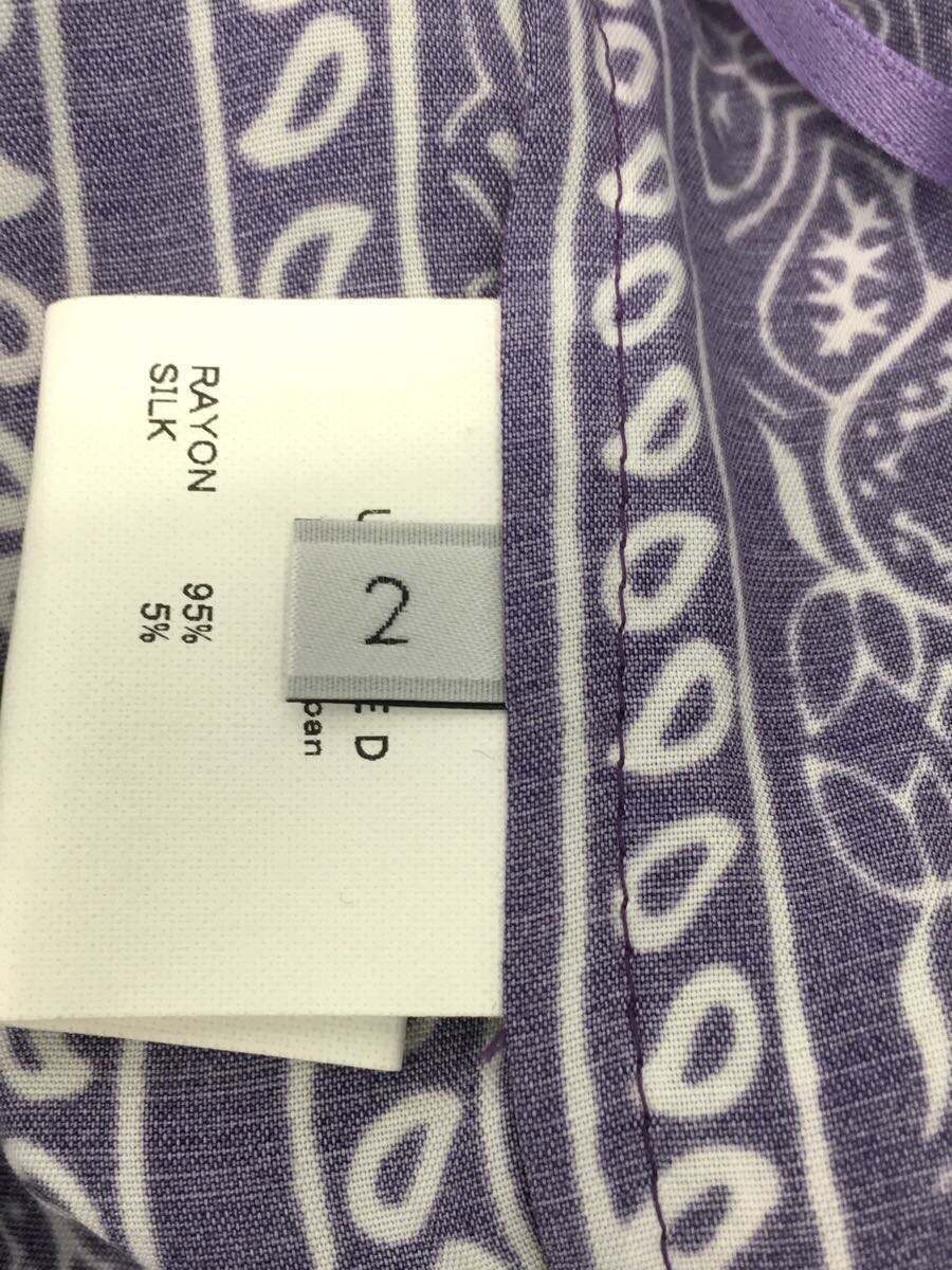 UNUSED◇20SS/Rayon and silk Bandana print pant/ボトム/5/レーヨン