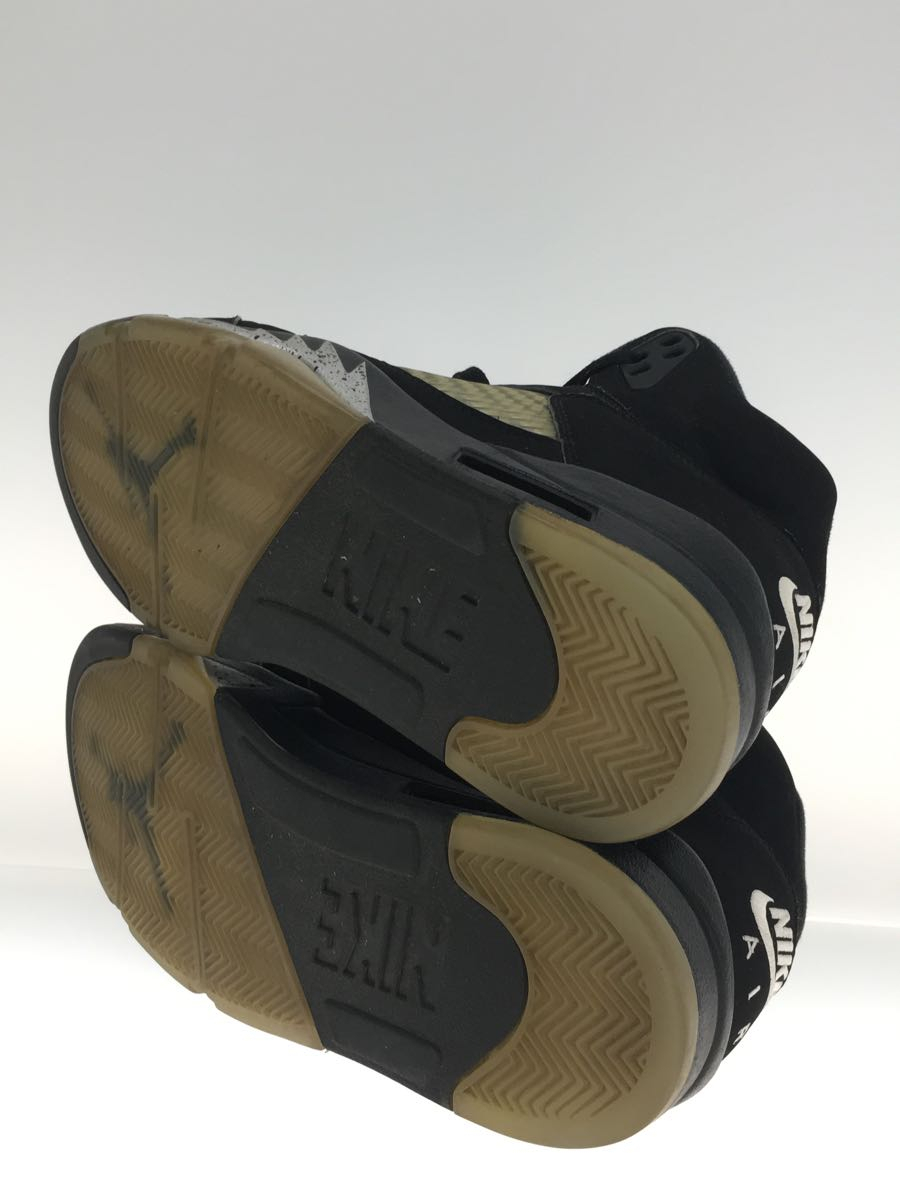 NIKE◇AIR JORDAN 5 RETRO OG/エアジョーダンレトロ/ブラック/845035