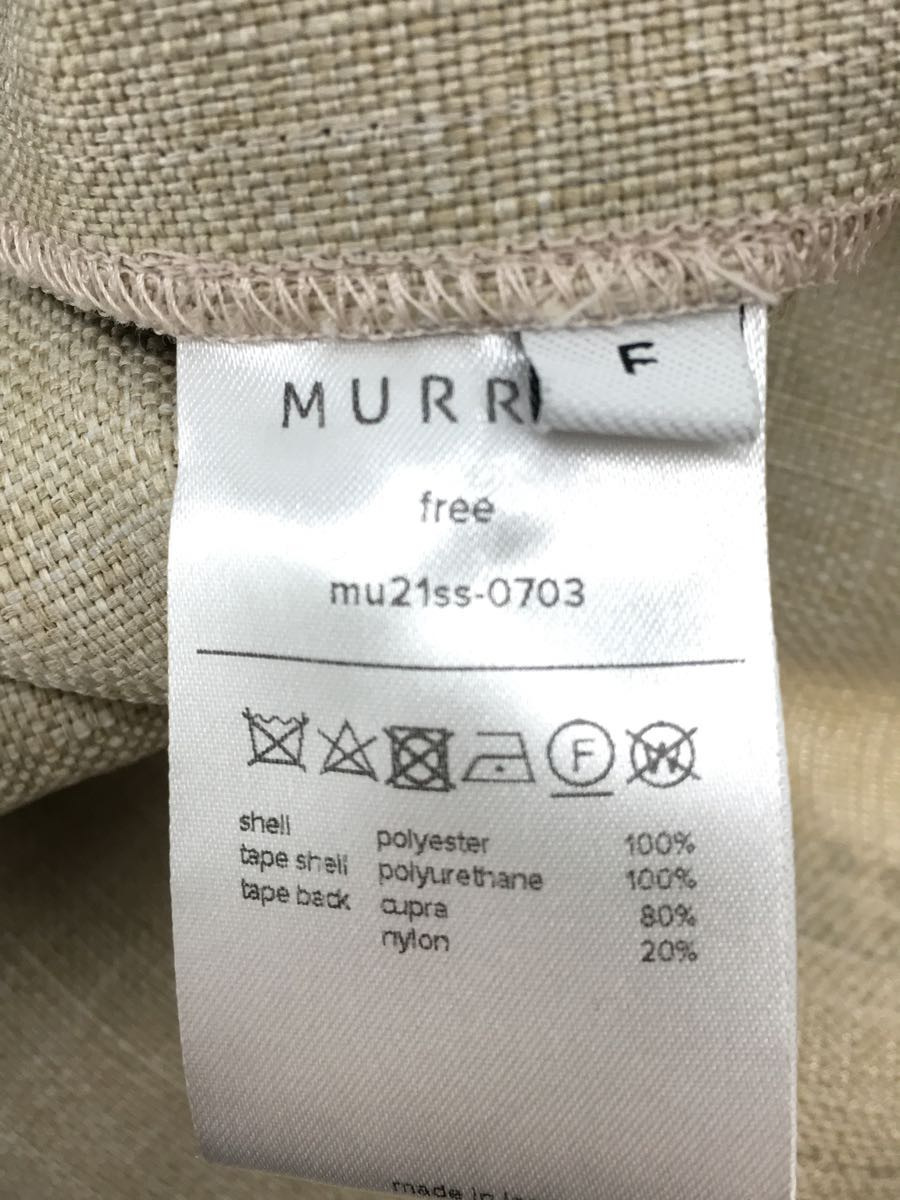 MURRAL/21SS/シルバーストライプジャケット/FREE/ポリエステル