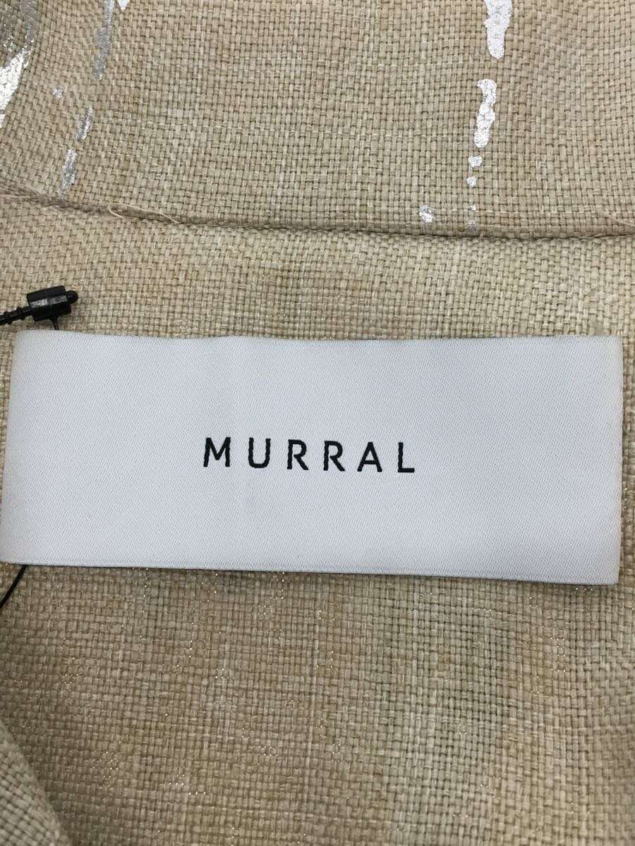 MURRAL/21SS/シルバーストライプジャケット/FREE/ポリエステル
