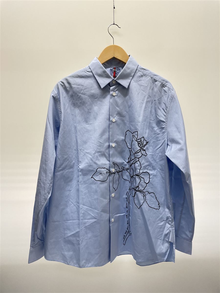 OAMC OVER ALL MASTER CLOTH 注目ブランドのギフト 18SS コットン 素敵でユニークな ROSE 1025562 S 長袖シャツ ブルー