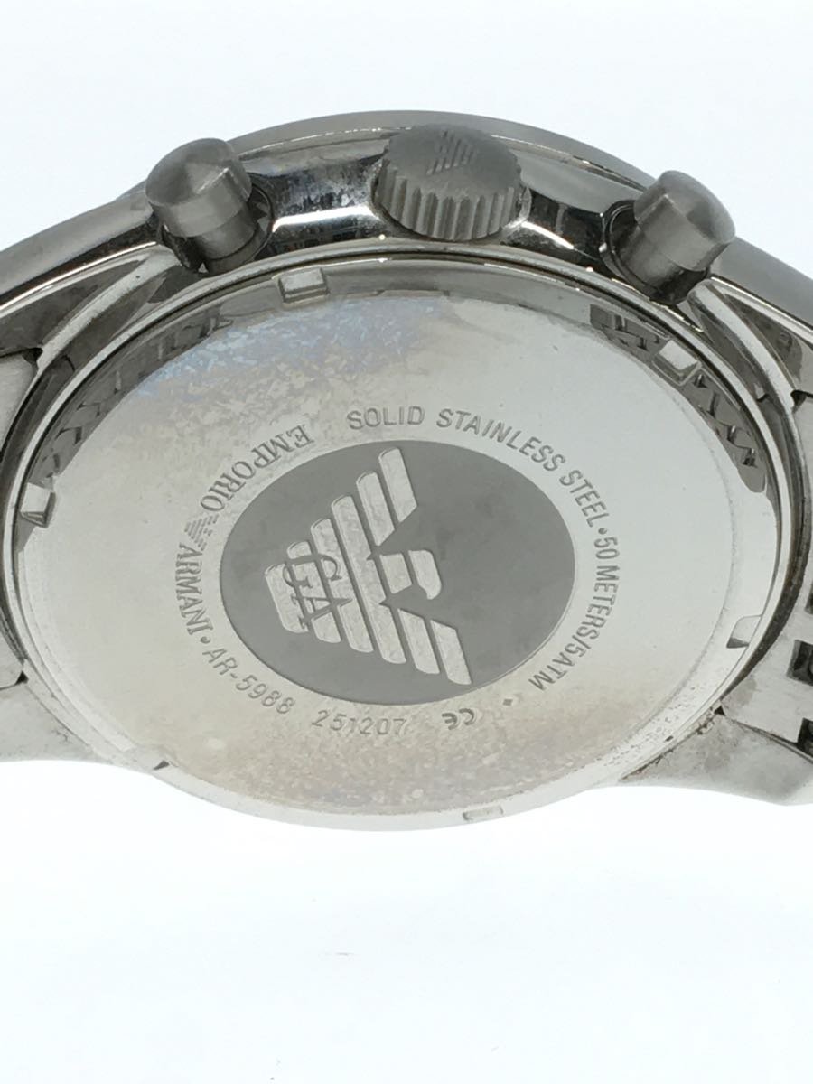 エンポリオアルマーニ 腕時計 メンズ クロノグラフ AR5988 ブラック
