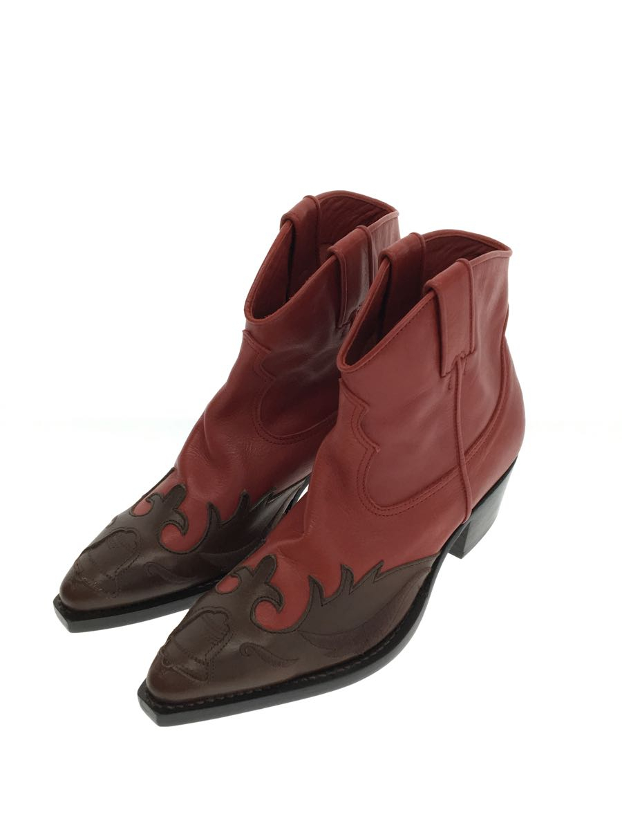 FACETASM◇ドレスシューズ/22.5cm/RED/レザー | bioimune.com.br