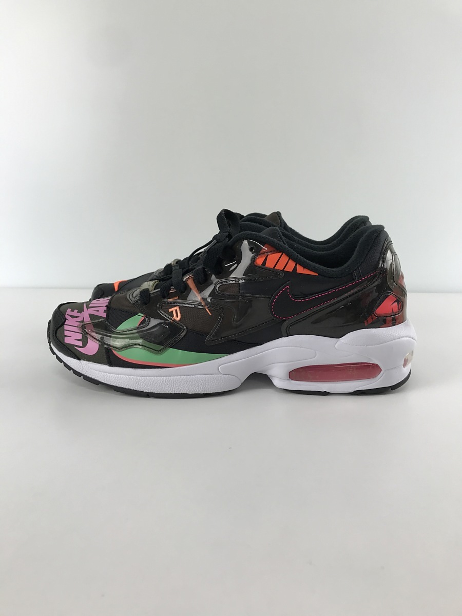 NIKE◇AIR MAX2 LIGHT QS/エアマックスライト/ブラック/CI5590-001