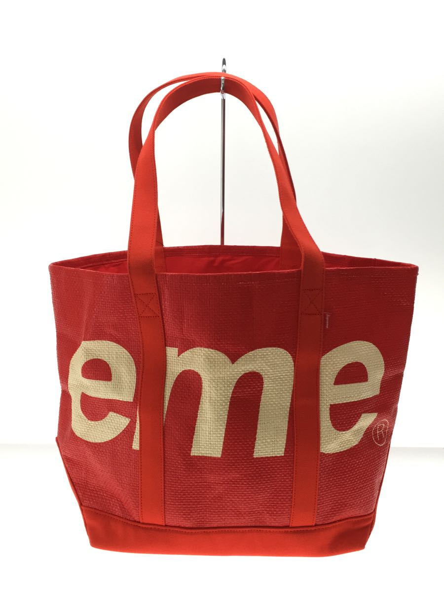 Supreme◇シュプリーム/raffia tote/トートバッグ/-/RED | bioimune.com.br