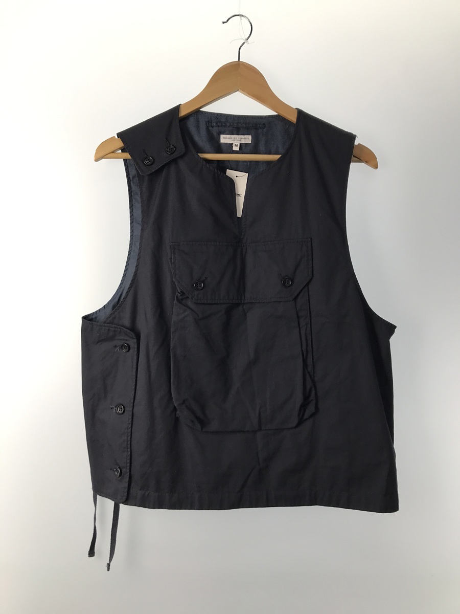 Engineered Garments◇ベスト/M/コットン/NVY/21SS/Cover Vest - HIGH