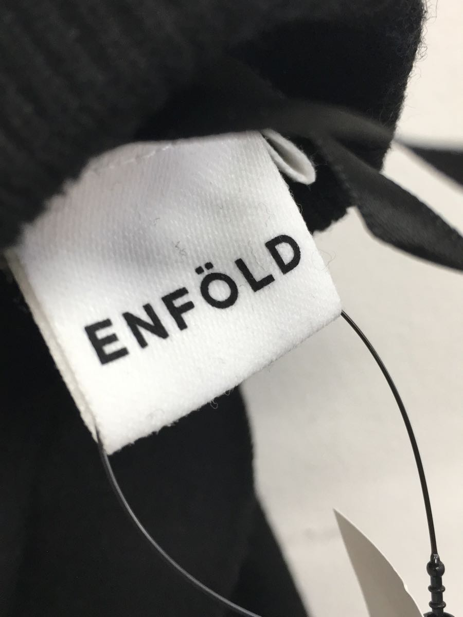 ENFOLD◇スカート/36/ポリエステル/BLK