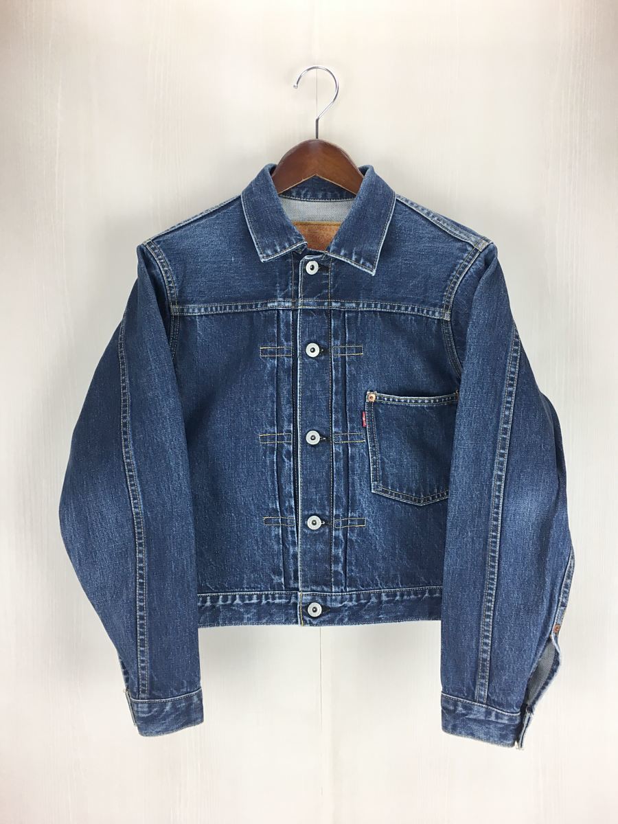 登場! Levi's 90s 1st復刻 71506XX Gジャン 38 コットン BLU 無地 ad