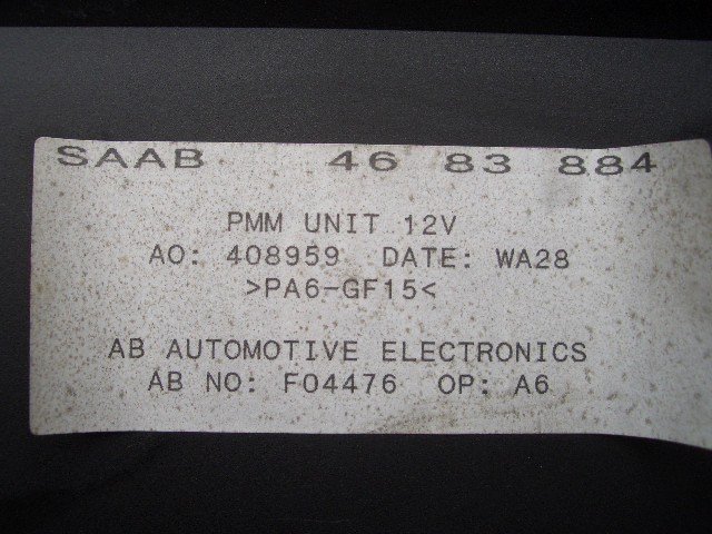 * Saab 9-5 98 year EB235 PMM UNIT computer ( stock No:A02099) (4037)