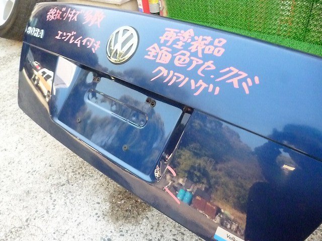 ★ VW ボーラ 1J 05年 1JAZJ トランクフード (在庫No:54293) (4123) ★_画像5