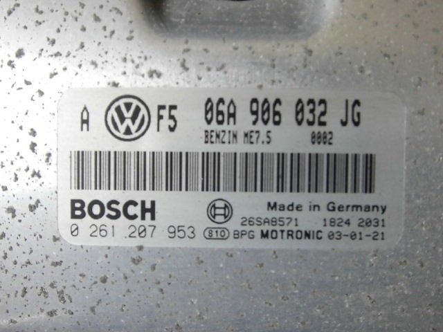 * VW Golf 4 GTI 1J 03 year 1JAUM engine computer -( stock No:A16045) (5986)