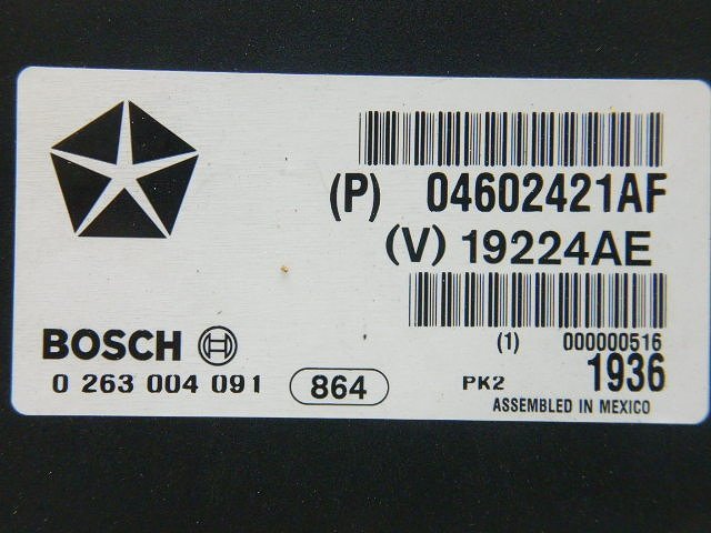 ★ クライスラー 300C SRT8 07年 LX61 ATコンピューター (在庫No:A32888) (7089)_画像3