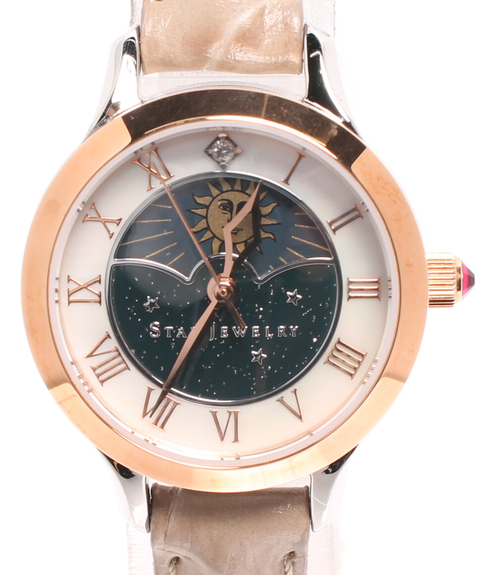 スタージュエリー 腕時計 0.01ct クリスマス限定 DIAMOND DAY & NIGHT