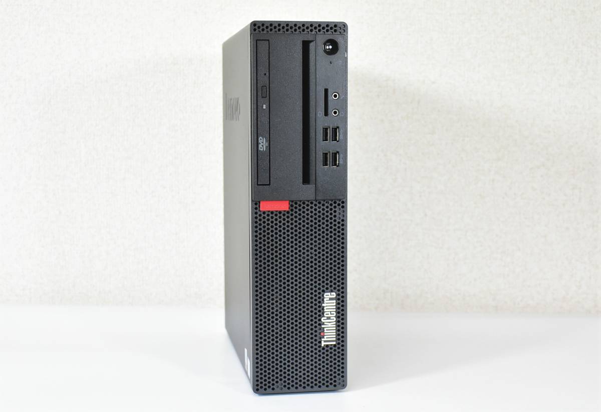 当店在庫してます！ Lenovo ThinkCentre 10/中古パソコン 256GB/DVD-RW/Windows i5-7400/メモリ8G/新品SSD M710s/Core パソコン単体