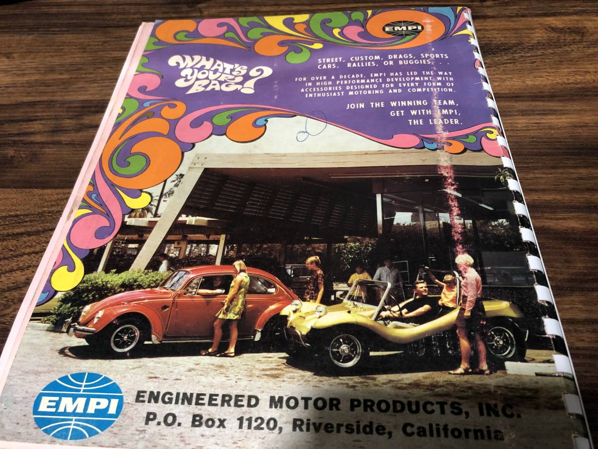 空冷VW 70年代　当時物　EMPI CATALOG　　エンピカタログ　ビートル　フォルクスワーゲン　TYPE-1　BUG_画像2