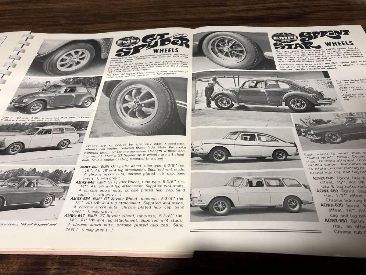 空冷VW 70年代 当時物 EMPI CATALOG エンピカタログ ビートル