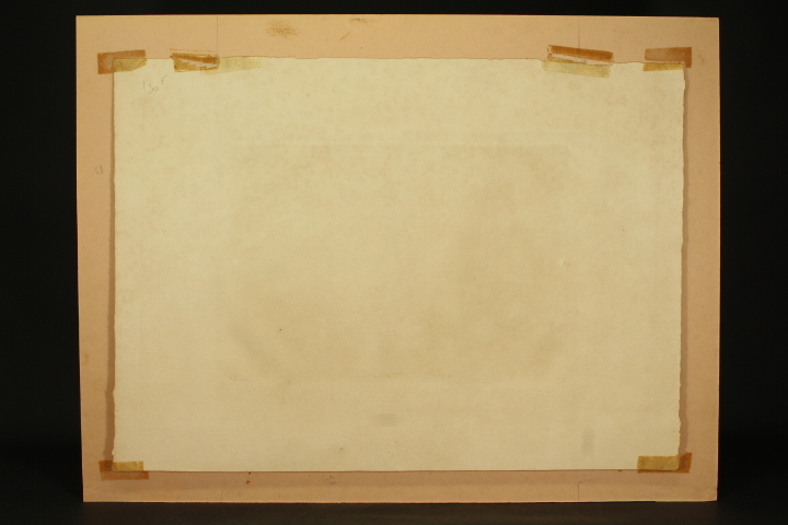 真作保証 ルノワール 版画 横たわる裸婦 1923年制作 絵画 銅版画 エッチング 額装 _画像8