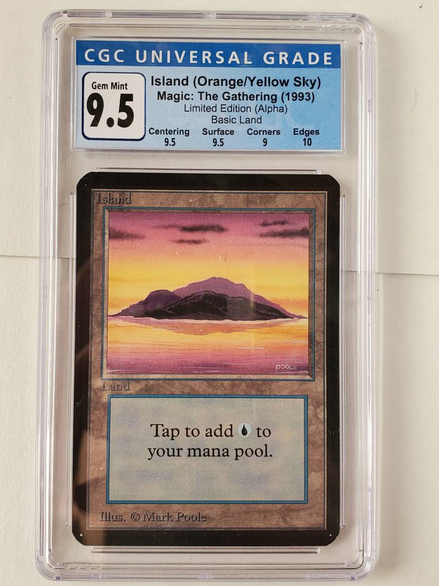 ●MTG● α アルファ 島(英語 CGC 9.5 GEM MINT)