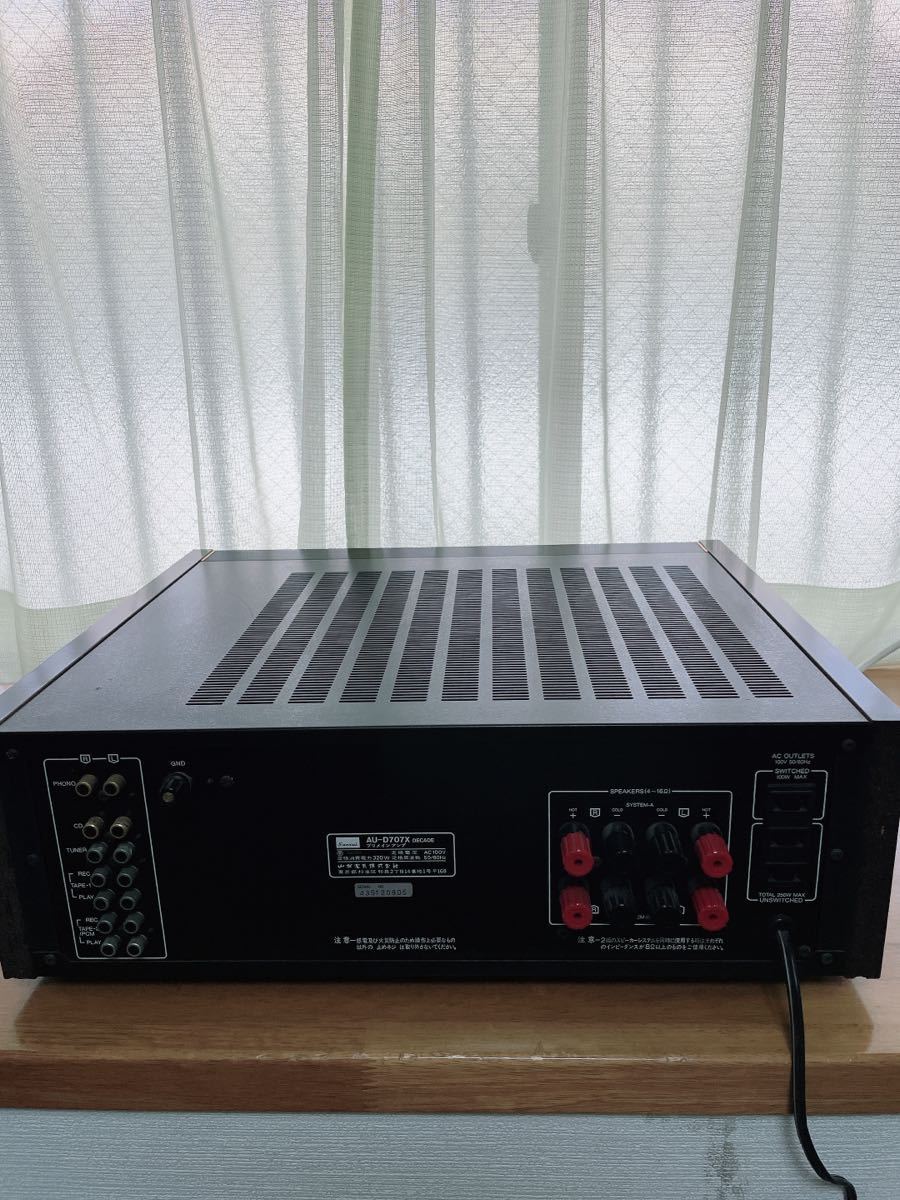 SANSUI プリメインアンプ AU-D707X decade SANSUI プリメインアンプ AU-D707X decade