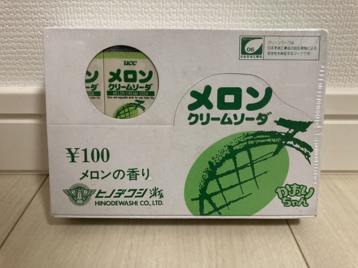 当時物 ヒノデワシ メロン クリームソーダ かおりちゃん 1箱(20個入)未使用品 デッドストック 昭和レトロ
