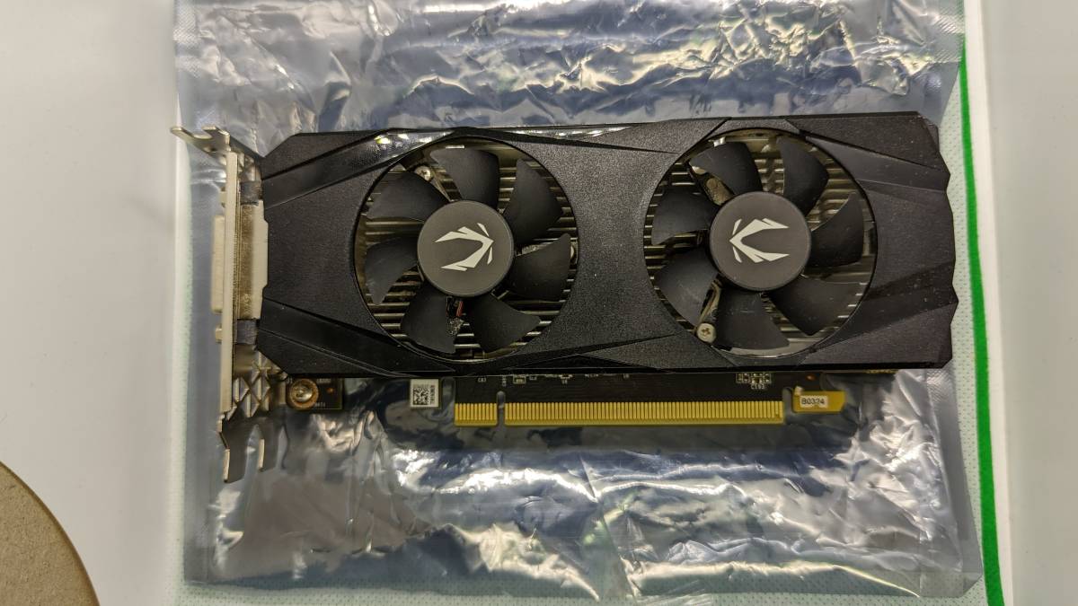 ジャンク扱い☆ZOTAC GAMING GeForce GTX 1650 LP ZT-T16500H-10L PCIE