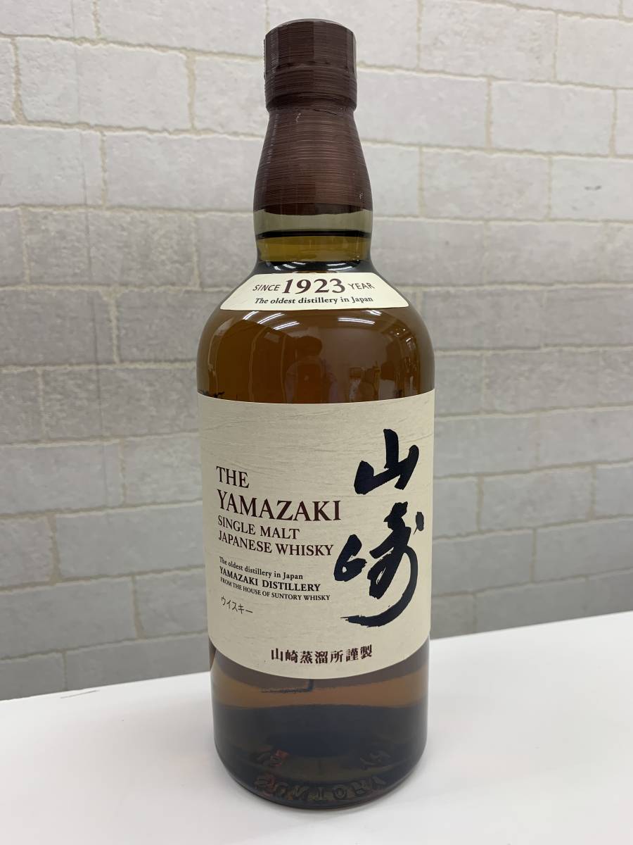 ☆未開栓☆サントリー 山崎 シングルモルト ウイスキー 700ml 43% NV