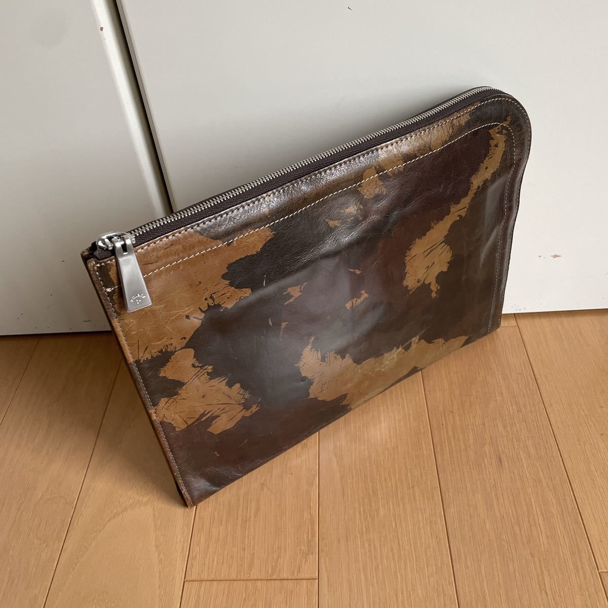 ani have aniary IML clutch bag 09-08000 camouflage used 