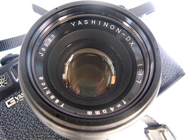 YASHICA/ヤシカ☆Electro35 GT1/エレクトロ35 GT(YASHINON DX F1.7/45mm)レンズ2個＋フラッシュ付_画像7