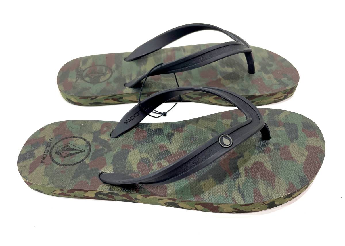 VOLCOM Volcom V0811885DCA① мужской US9 27cm пляжные шлепанцы BeachSandal Be солнечный утка рисунок Camo камуфляж цвет voru com новый товар быстрое решение бесплатная доставка 