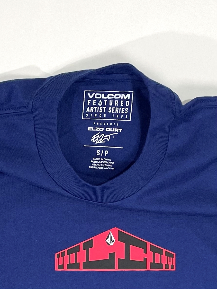 VOLCOM ボルコム AF612205BPT① メンズ XLサイズ ロングTシャツ ロンティー 長袖 バックプリント ブルー系色 ヴォルコム 新品即決 送料無料_画像4