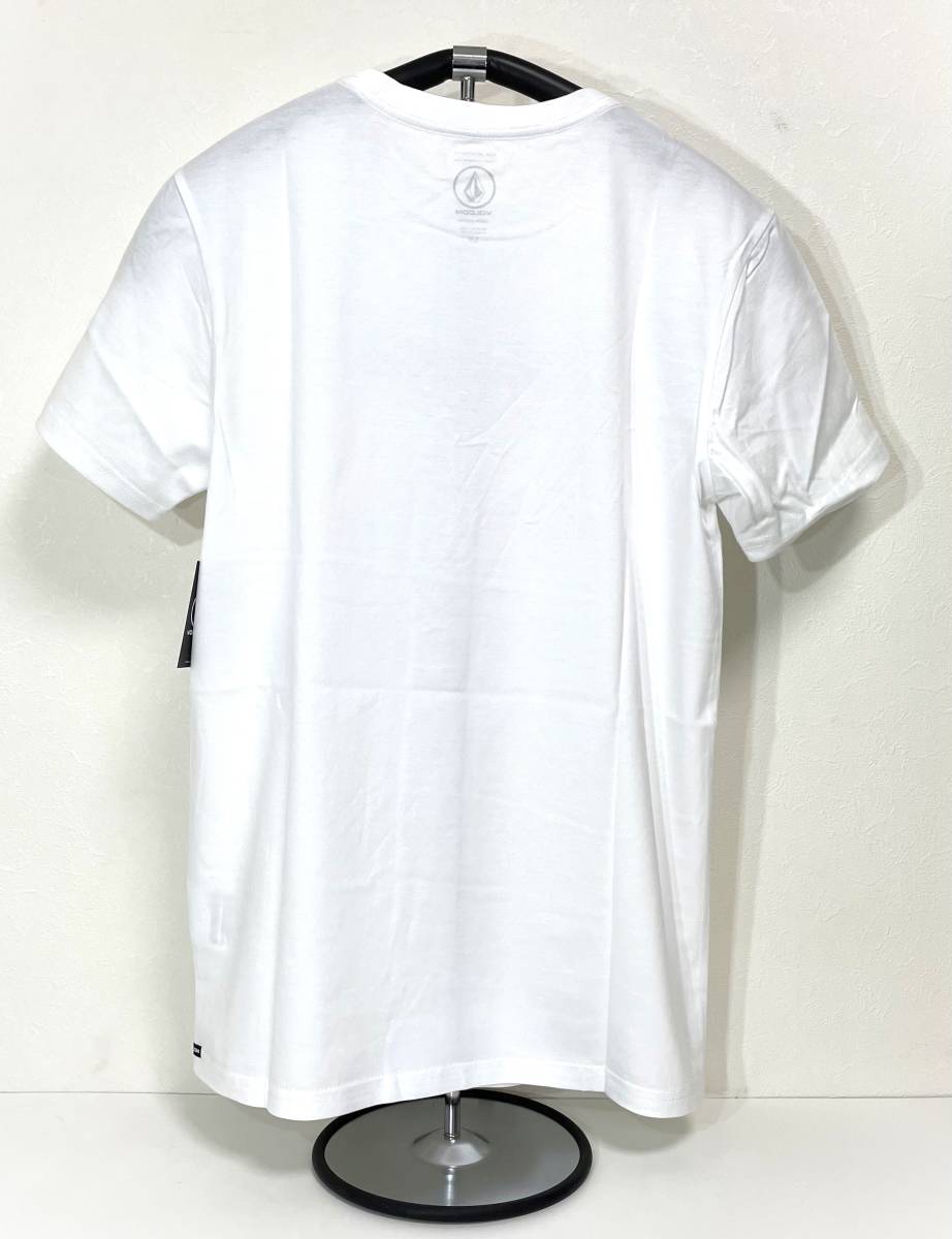 VOLCOM Volcom AF512201WHT men's M size short sleeves T-shirt simple . Logo tea LogoTee white color voru com new goods prompt decision free shipping 