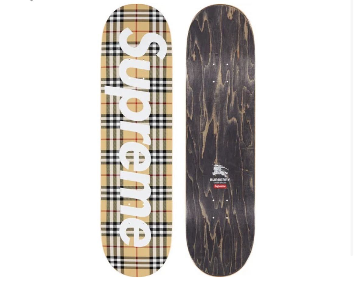 Supreme Burberry Skateboard シュプリーム バーバリー スケートボード デッキ