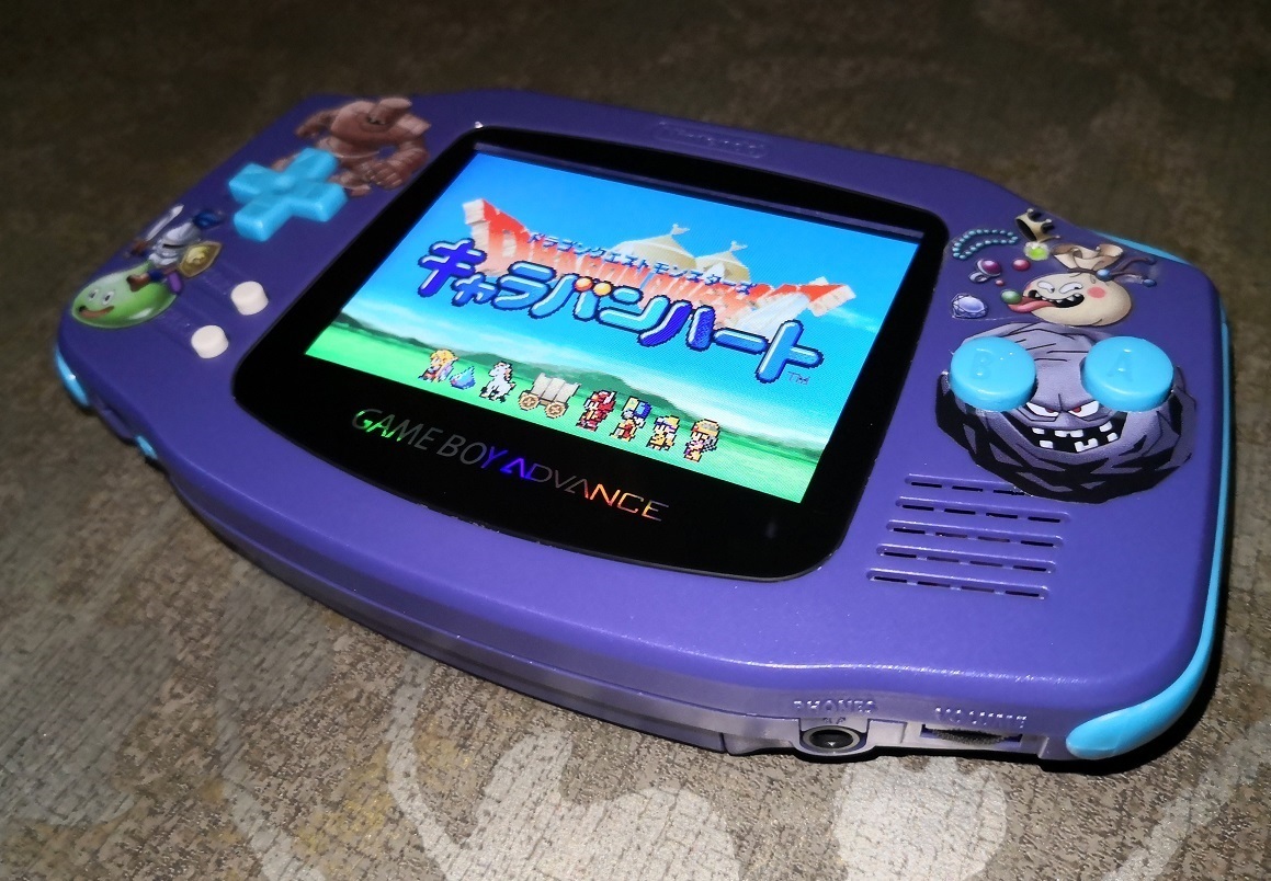GBA IPS本体 ロトエディション 風改装/トルネコの大冒険・ドラゴンクエスト モデル 風本体/ゲームボーイ 本体/ゲームボーイアドバンス IPS