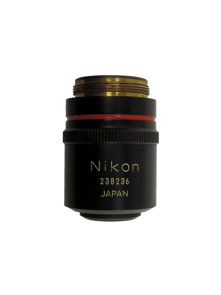 ☆動作確認済☆ NIKON Plan 4 顕微鏡 対物レンズ 0.1 160/- / 238236