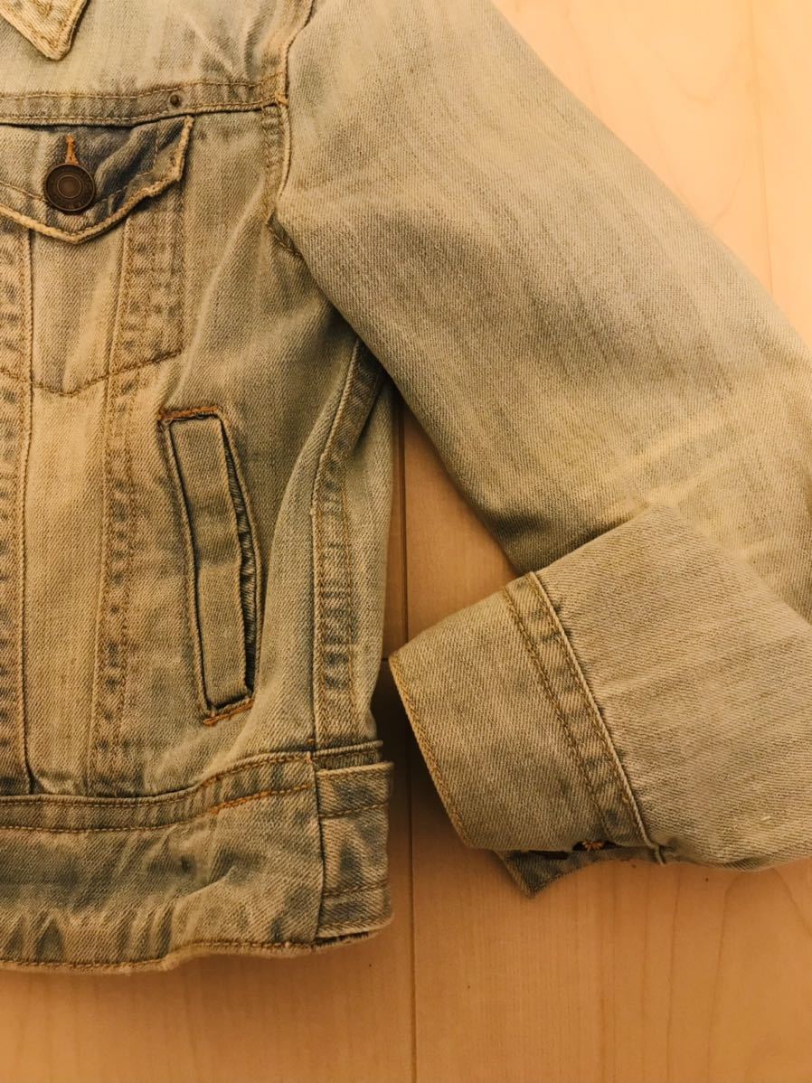 FREE'S SHOP VINTAGE DENIM JACKET LIGHT INDIGO ADJUSTER BELT フリーズショップ ビテージ デニム ジャケット Gジャン インディゴ 506 507