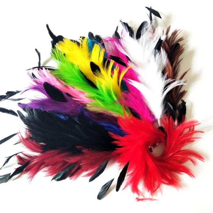  feather Bick corsage head dress [ yellow -yo] hair ornament dance costume party dress hair accessory cy399