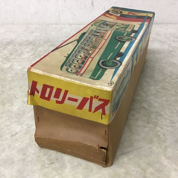 1円~ マルサン ブリキ トロリーバス 東京都営 当時物 1円~ マルサン ブリキ トロリーバス 東京都営 当時物