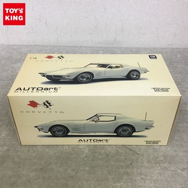 100%正規品 【希少】AUTOart 1/18 シボレー コルベット 1970 ミニカー
