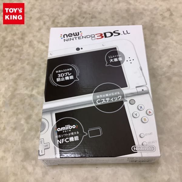 1円~ 動作確認済 初期化済 欠品 newニンテンドー3DS LL 本体 パール