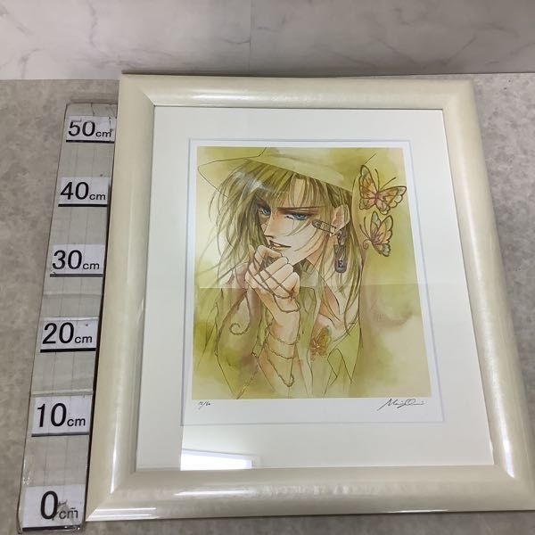1円~ 同梱不可 アールビバン 沖麻実也 パピヨン PAPILLON 15/60 ミクストメデイア 版画 送料無料について CAT~PUMPKIN~」※即購入不可 リトグラフ「GALLANT 沖麻実也 絵画/タペストリ
