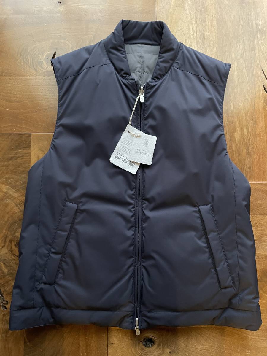ブルネロクチネリ(BRUNELLO CUCINELLI)リバーシブルダウンベスト