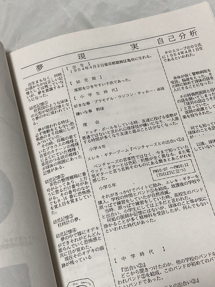 CHARITY ORIGINAL TAPE BY SUSUMU HIRASAWA 平沢進 魂のふる里 カセットテープなし冊子のみ/ P-MODEL_画像5