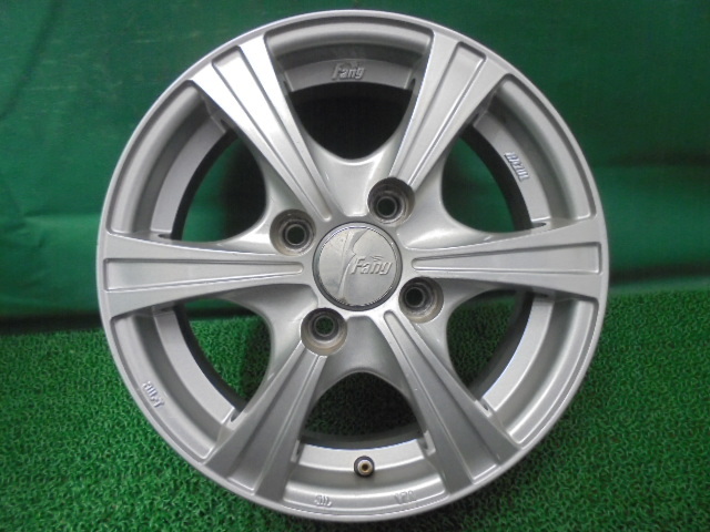 d5◆ウェッズ アルミホイール13×5J◆weds Fang RAZUL 13×5.00B +36 4H PCD100 中古アルミ4本セット_画像7