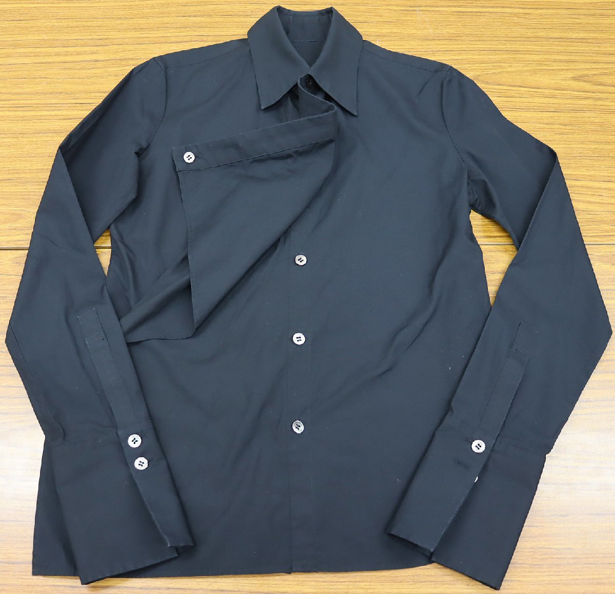 P◎中古品◎『Yohji Yamamoto +NOIR 長袖シャツ』 サイズ:1 NX-B02-010