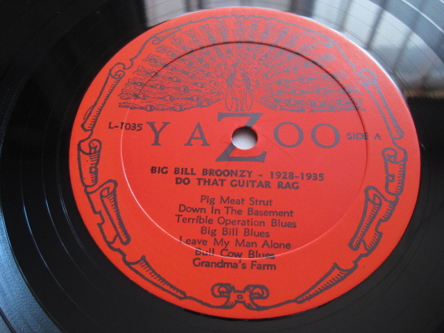 ★BIG BILL BROONZY♪Do That Guitar Rag 1928-1935★YAZOO L-1035★US orig盤LP★_画像3