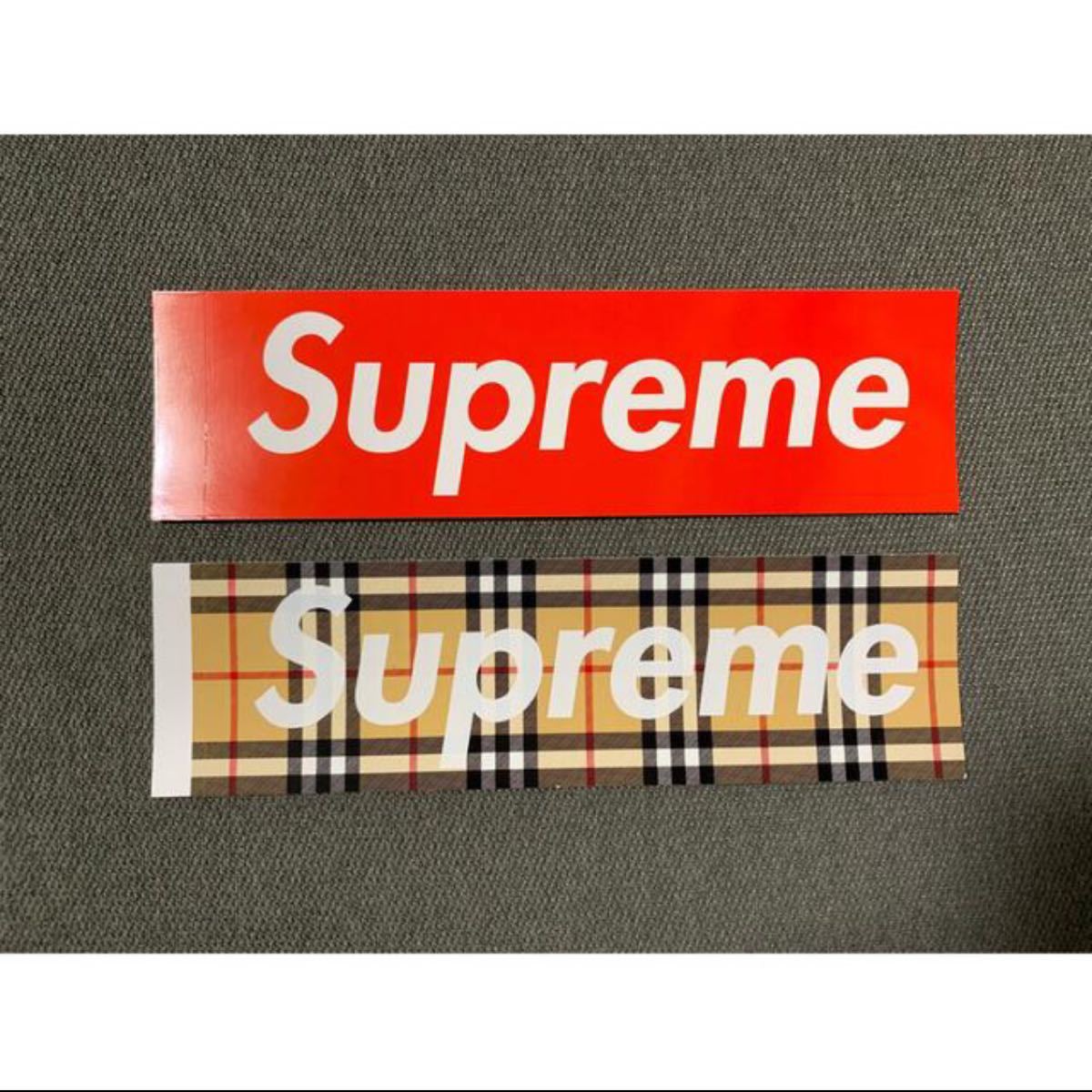 値下げ❗SUPREME BOX LOGO ステッカー 二枚セット - その他