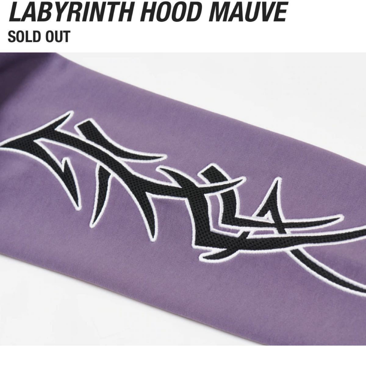LABYRINTH HOOD MAUVE フーディ パレス PALACE サイズ:L