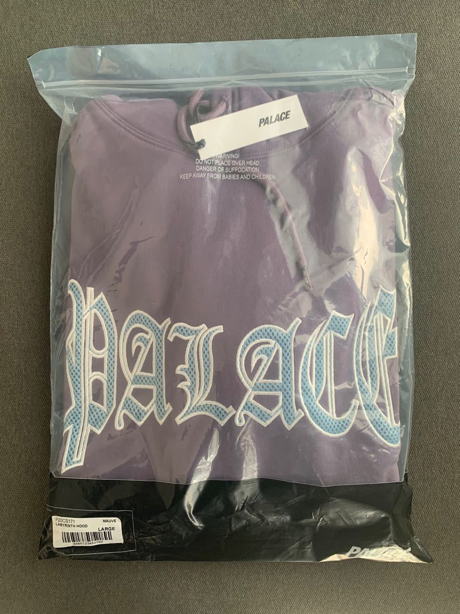 LABYRINTH HOOD MAUVE フーディ パレス PALACE サイズ:L
