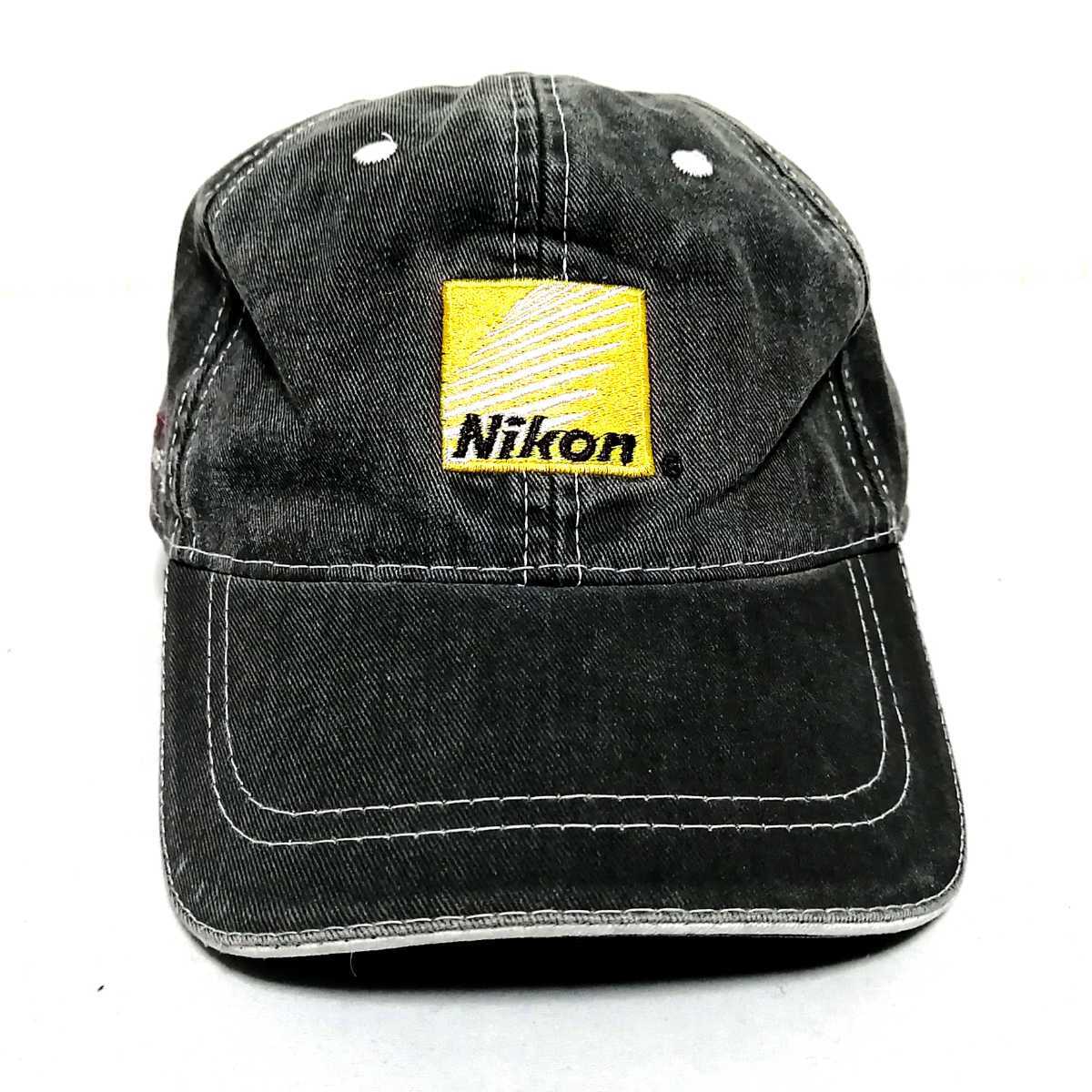  unused goods Nikon Denim cap NIKON