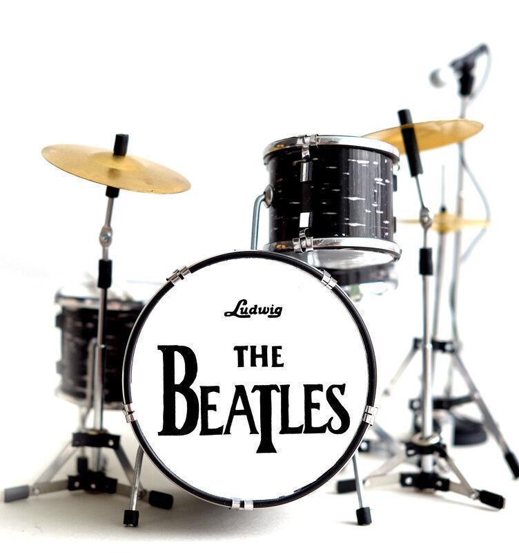 希少作品 ビートルズ The Beatles ミニチュア楽器 フィギュアセット